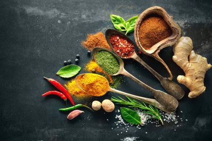 Various herbs and spices